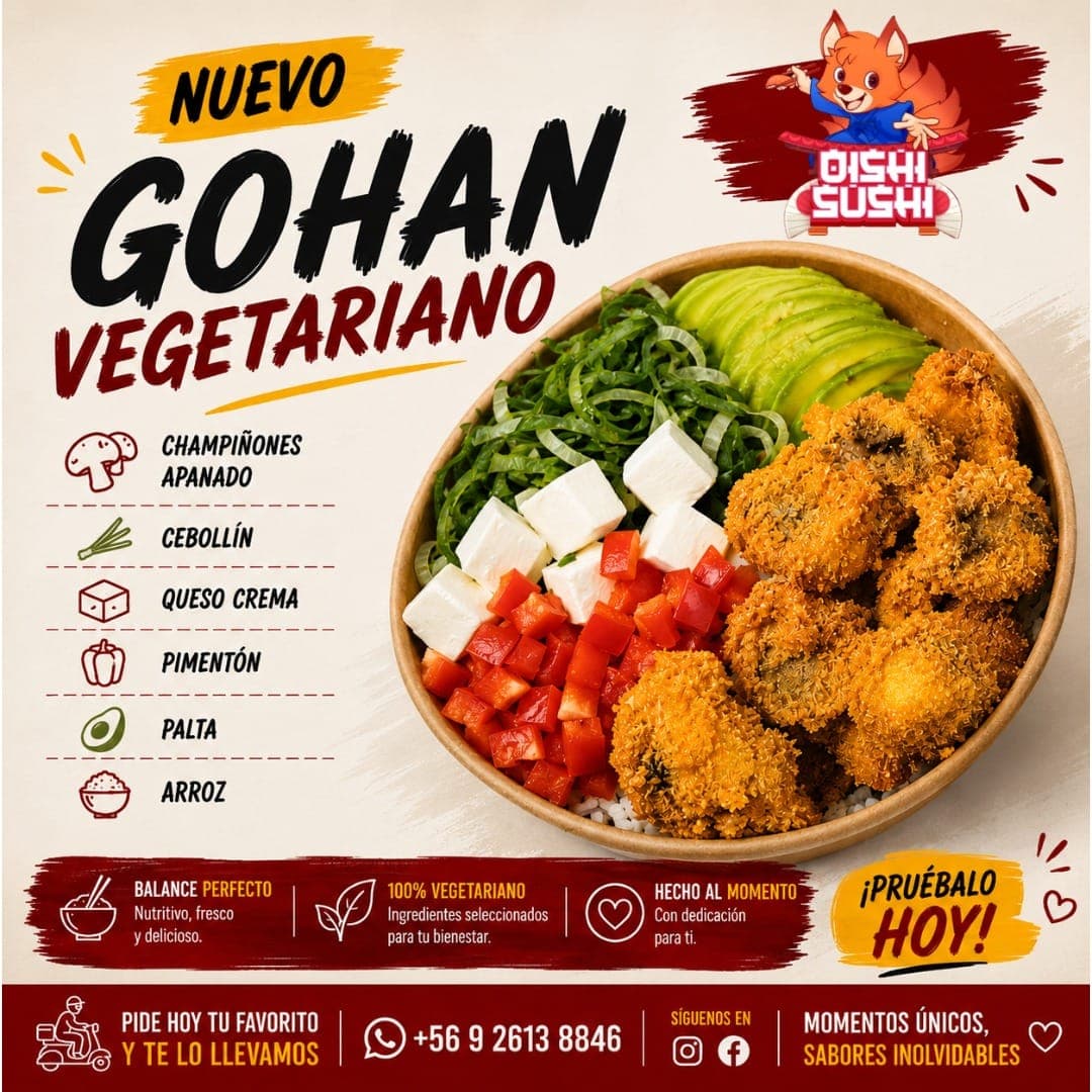 Gohan vegetariano